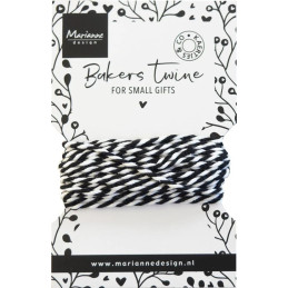 Marianne Design - Bakers Twine - Black/White