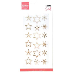 Marianne Design - Decoration Rhinestones - Stars - Gold