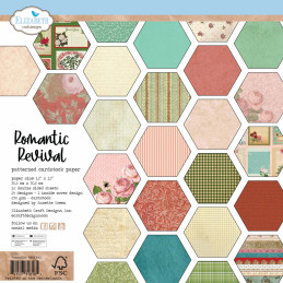 Elizabeth Craft Designs - Papirpakke 30.5x30.5 - Romantic Revival