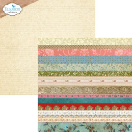 Elizabeth Craft Designs - Papirpakke 30.5x30.5 - Romantic Revival