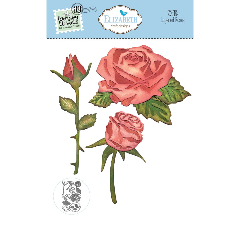 Elizabeth Craft Designs - Everyday Elements - Layered Roses