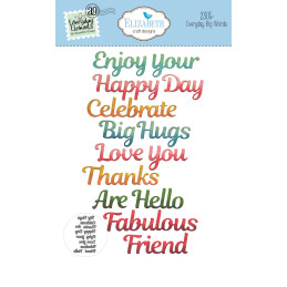 Elizabeth Craft Designs - Everyday Elements - Everyday Big Words