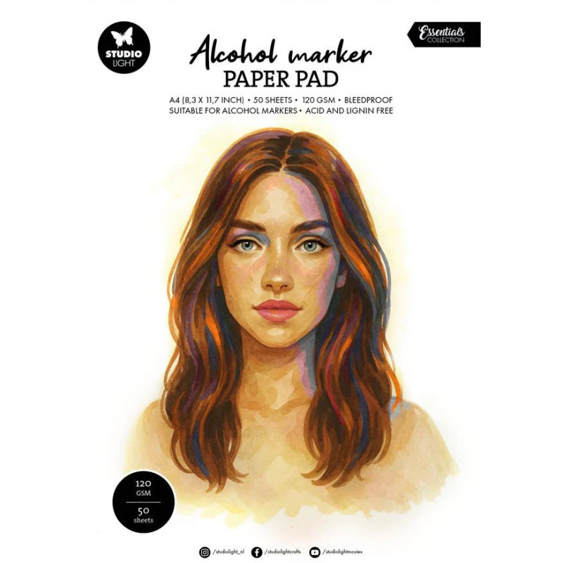 Studio Light - Paper Pad For Alcohol Markers