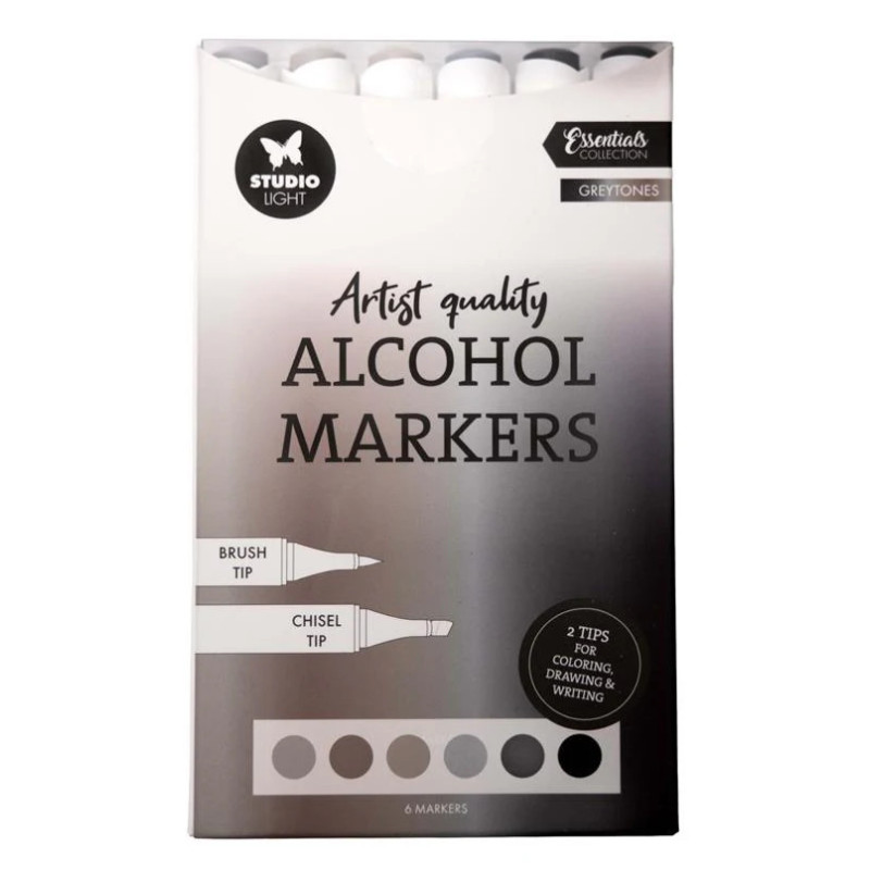 Studio Light - Alcohol Markers - Greytones
