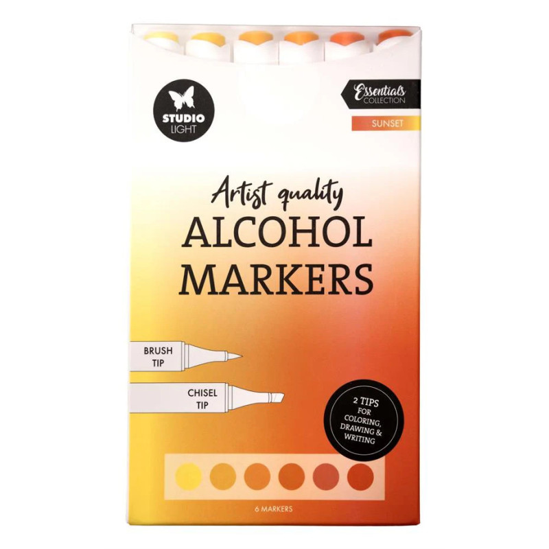 Studio Light - Alcohol Markers - Sunset