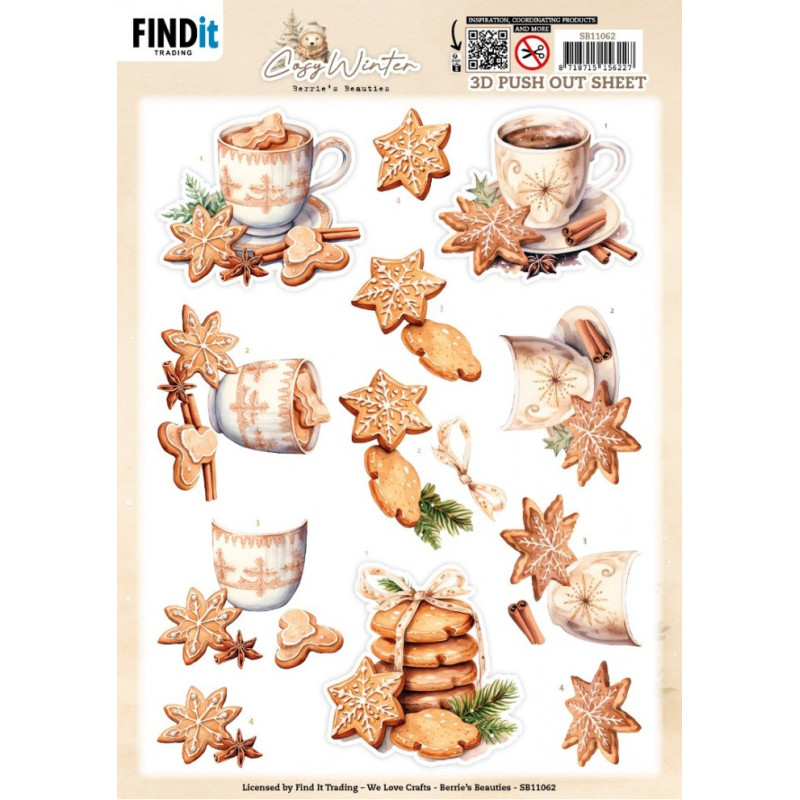 Pushout - Berries Beauties - Cosy WInter - Cosy Cookies - SB11062