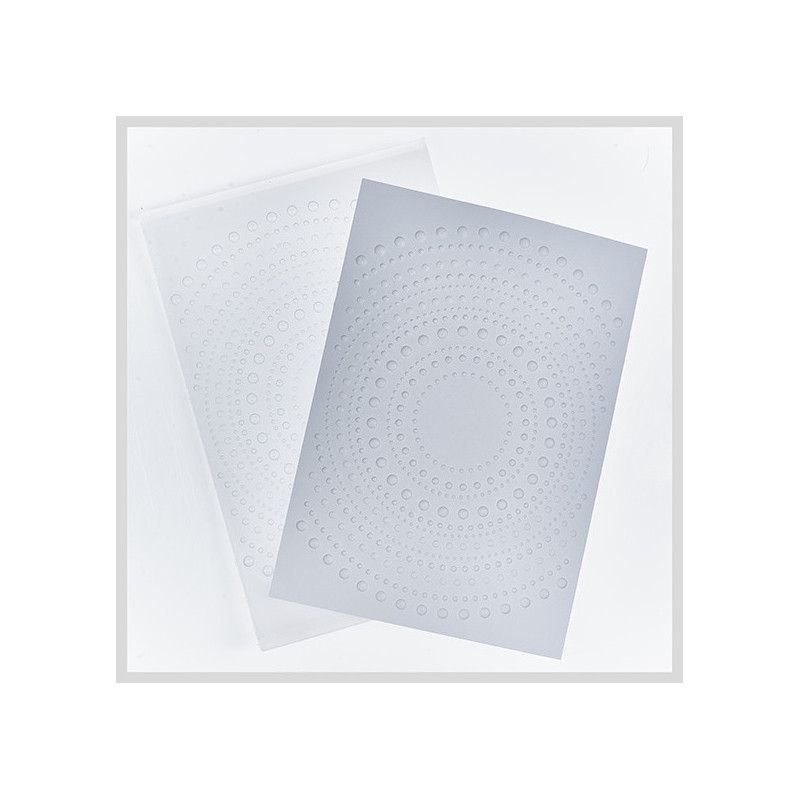 Design5 - Embossingfolder - Dots Cirkler