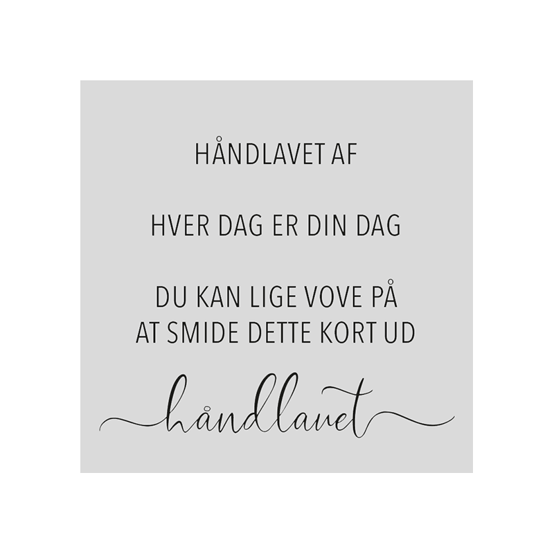 Design5 - Stempel - Håndlavet Af - D500237C