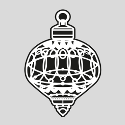 Design5 - Elegant Julepynt Med Skygge - D500283D