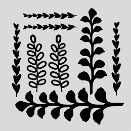 Design5 - Hjerte Bladgrene - D500285D