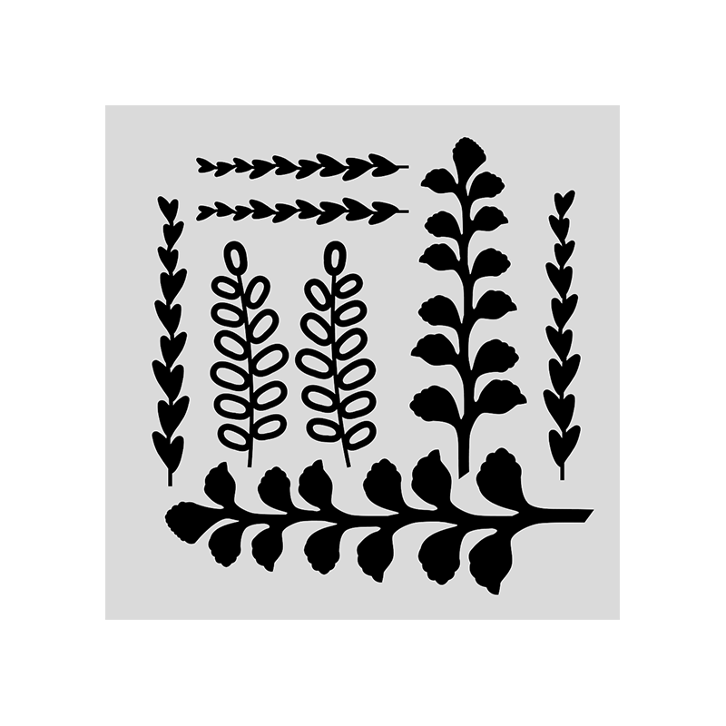 Design5 - Hjerte Bladgrene - D500285D