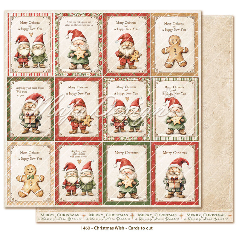 Maja Design - Christmas Wish - Cards To Cut - CHR-1460