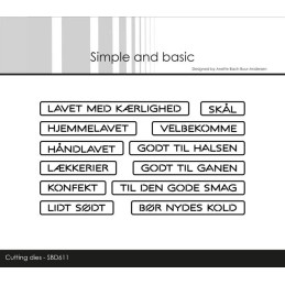 Simple And Basic - All-In-One Plate - Hjemmelavet - SBD611