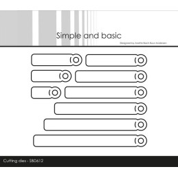Simple And Basic - Tags For All-In-One Plates - SBD612