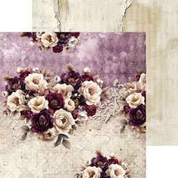 Craft O'Clock - Papirpakke 15x15 - Plum & Caramal
