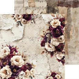 Craft O'Clock - Papirpakke 20x20 - Plum & Caramal - Mix