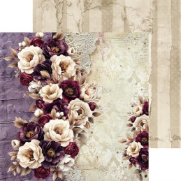 Craft O'Clock - Papirpakke 20x20 - Plum & Caramal - Mix