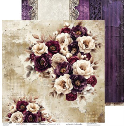 Craft O'Clock - Papirpakke 30x30 - Plum & Caramal