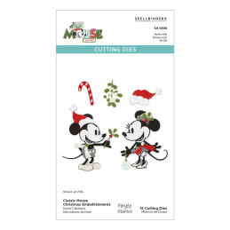 Spellbinders - Classic Mouse Collection - Christmas Embellishments - S4-1496