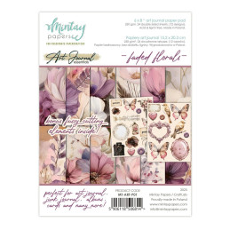 Mintay Papers - Art Journal - Faded Florals