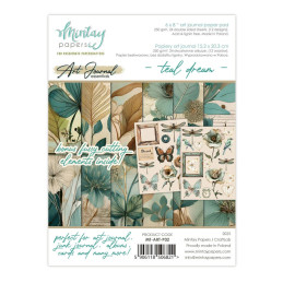 Mintay Papers - Art Journal - Teal Dream