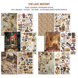 Ciao Bella - Junk Journal Ephemera Book A4 - The Last Mystery