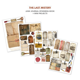 Ciao Bella - Junk Journal Ephemera Book A4 - The Last Mystery