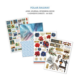 Ciao Bella - Junk Journal Ephemera Book A4 - Polar Railway