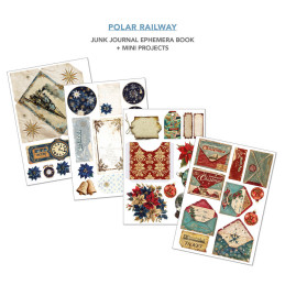 Ciao Bella - Junk Journal Ephemera Book A4 - Polar Railway