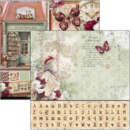 Ciao Bella - Papirpakke 12x12 - Book Lovers