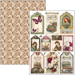 Ciao Bella - Papirpakke A4 - Book Lovers