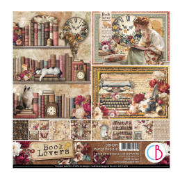 Ciao Bella - Papirpakke 8x8 - Book Lovers