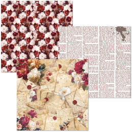 Ciao Bella - Papir/Vellum 6x6 - Deluxe Paper Pearl Copper & Vellum Mix - Book Lovers