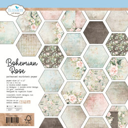 Elizabeth Craft Designs - Papirpakke 30.5x30.5 - Bohemian Rose