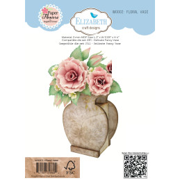 Elizabeth Craft Designs - Paper Flowers - Floral Vase