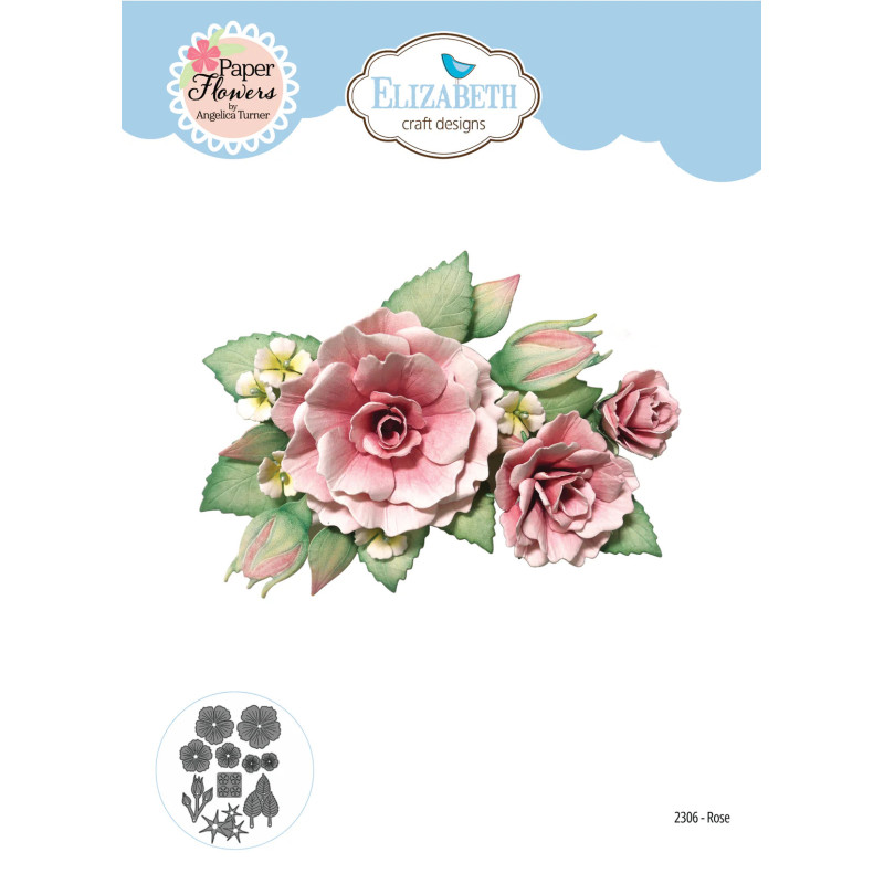 Elizabeth Craft Designs - Paper Flowers - Rose