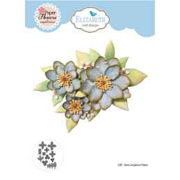 Elizabeth Craft Designs - Paper Flowers - Rose Companion Flower