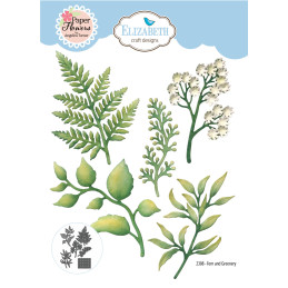 Elizabeth Craft Designs - Paper Flowers - Fern & Greenery