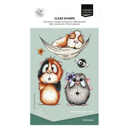 Vaessen Creative - Carla Creates - Clear Stamp - Guinea Pigs - CAR0003