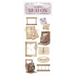 Stamperia - Rub-On - Quiet Days - Vintage Photography - DFLRB206