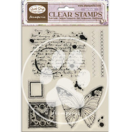 Stamperia - Clear Stamp - Quiet Days - Butterfly - WTK230