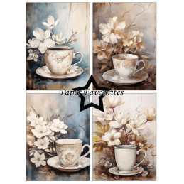 Paper Favourites - Papirpakke A6 - Cup Of Coffee - PFA601