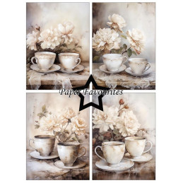 Paper Favourites - Papirpakke A6 - Cup Of Coffee - PFA601