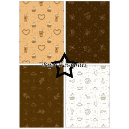 Paper Favourites - Papirpakke A5 - Coffee - PFA201