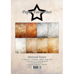 Paper Favourites - Papirpakke A5 - Distressed Texture - PFA203
