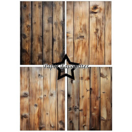 Paper Favourites - Papirpakke A5 - Wood - PFA204