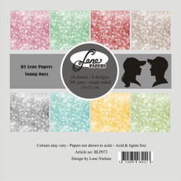 By Lene - Papirpakke 15x15 - Young Ones - BLP073