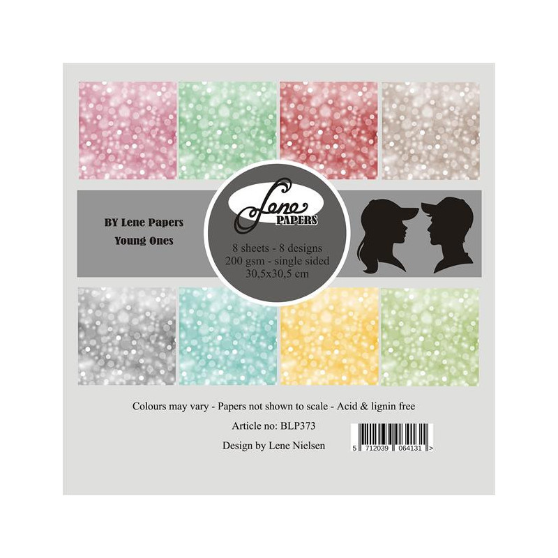 Lene - Papirpakke 30x30 - Young Ones - BLP373