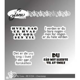 By Lene - Stempel - Danske Tekster - BLS1264
