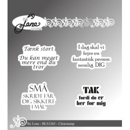 By Lene - Stempel - Danske Tekster - BLS1265